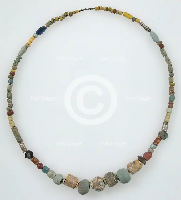 Necklace, Frankish, 5th-7th century. Creator: Unknown.