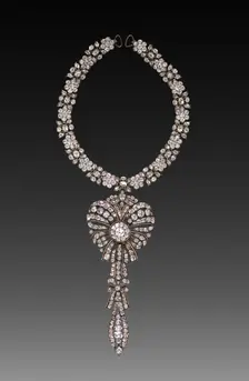 Necklace, late 1700s. Creator: Unknown