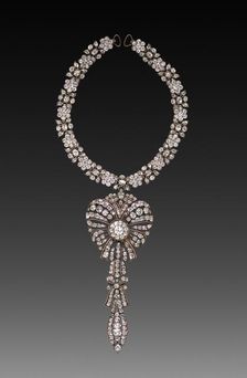 Necklace, late 1700s. Creator: Unknown