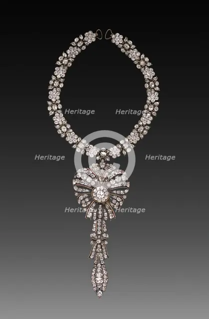 Necklace, late 1700s. Creator: Unknown.