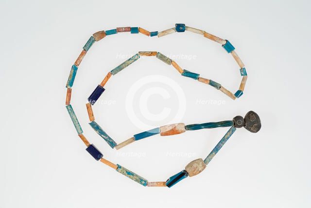 Necklace Strung with Indigenous and Imported Beads, c. 10th/16th century. Creator: Unknown.