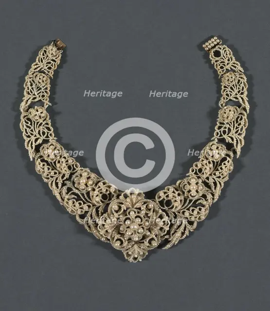 Necklace (Parure), c. 1850. Creator: Unknown.