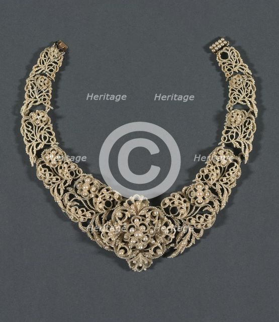 Necklace (Parure), c. 1850. Creator: Unknown.