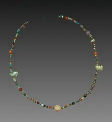 Necklace with Amulets, 1980-1801 BC. Creator: Unknown