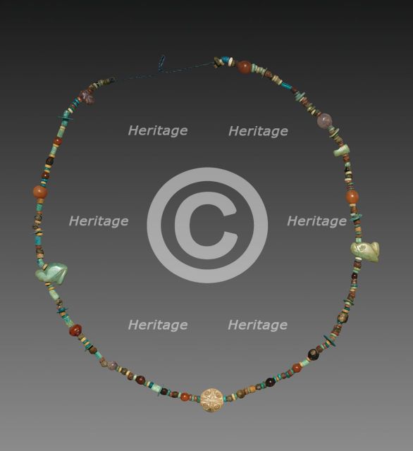 Necklace with Amulets, 1980-1801 BC. Creator: Unknown.