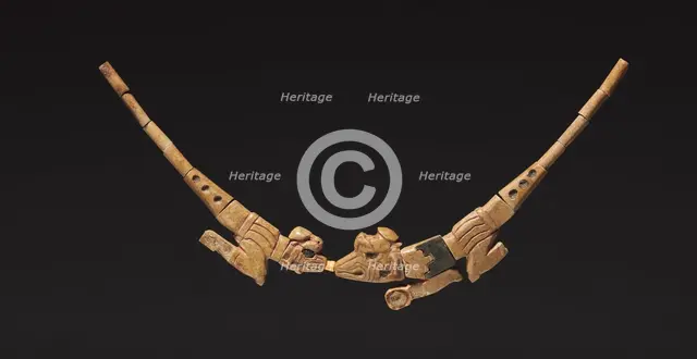 Necklace with Lizards, 550-800. Creator: Unknown.