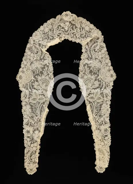 Neckpiece, Belgian, ca. 1870. Creator: Unknown.