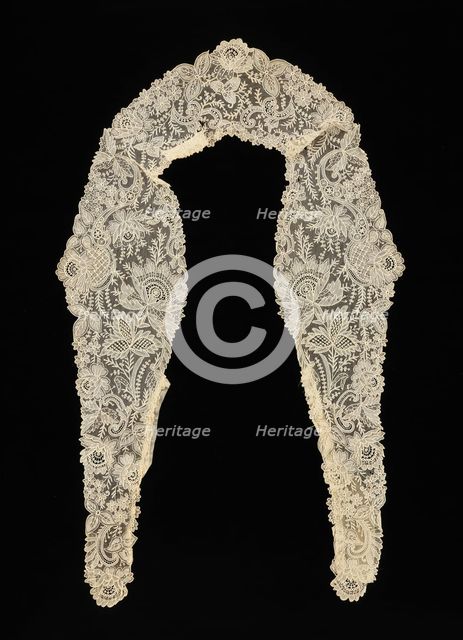 Neckpiece, Belgian, ca. 1870. Creator: Unknown.