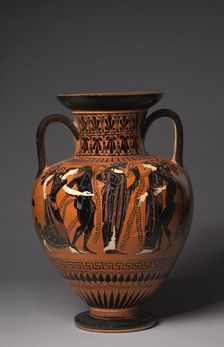 Neck Amphora, 515-510 BC. Creator: Painter of Berlin 1899 (Greek)