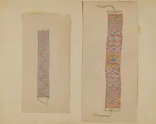 Neck Band, 1935/1942. Creator: Mary Berner