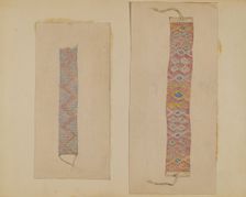 Neck Band, 1935/1942. Creator: Mary Berner