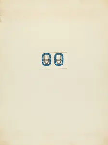 Neck Buckle, 1935/1942. Creator: Charles Criswell