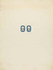 Neck Buckle, 1935/1942. Creator: Charles Criswell