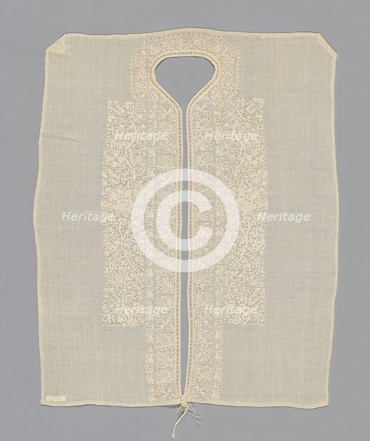 Neck Insert or Dress Front, Greece, 1700/1900. Creator: Unknown.