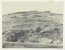Nécropole de l'Ancienne Lycopolis, Haute-Egypte, 1849/51, printed 1852. Creator: Maxime du Camp