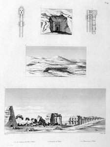 Necropolis and Memnonium of Thebes, Egypt c1808. Artist: Berthault