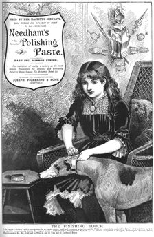 Needham's Polishing Paste 1886. Creator: Unknown