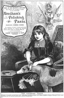 Needham's Polishing Paste 1886. Creator: Unknown