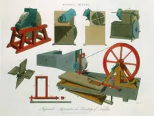 Needle-making equipment, 1819. Creator: Unknown