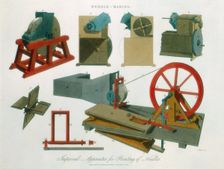 Needle-making equipment, 1819. Creator: Unknown