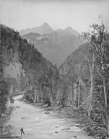 Needle Mountains, Canyon of the Rio de las Animas c1897. Creator: Unknown