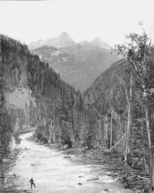Needle Mountains, Canyon of the Rio de las Animas, Colorado, USA, c1900. Creator: Unknown