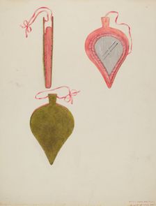 Needle and Pin Case, c. 1937. Creator: Ann Gene Buckley