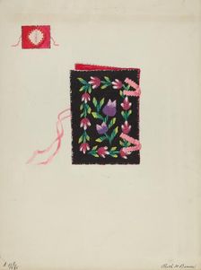 Needle Book, 1935/1942. Creator: Ruth M. Barnes