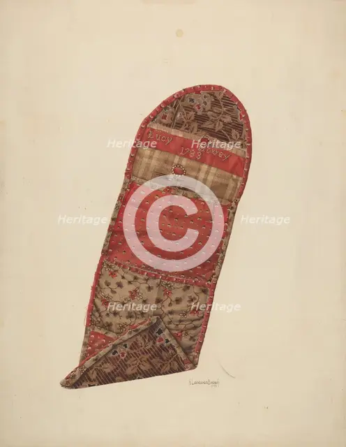 Needle Case, 1940. Creator: H. Langden Brown.