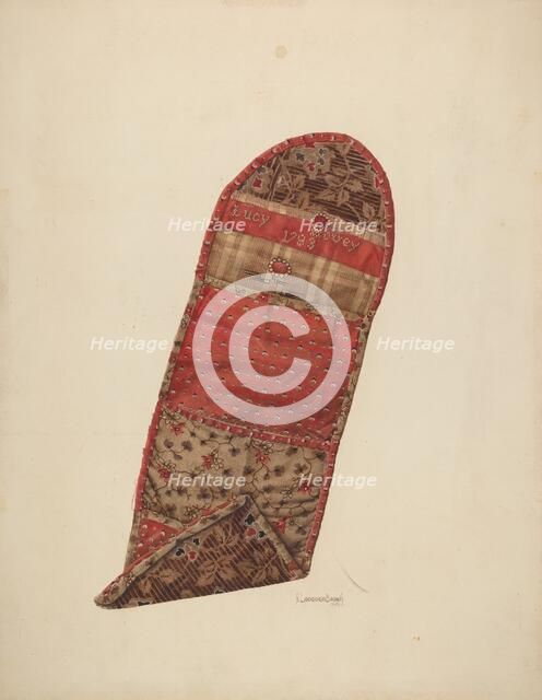 Needle Case, 1940. Creator: H. Langden Brown.