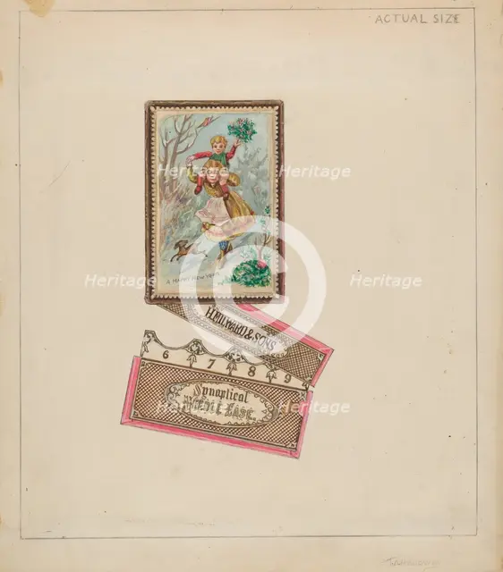 Needle Case, 1935/1942. Creator: Thomas Holloway.