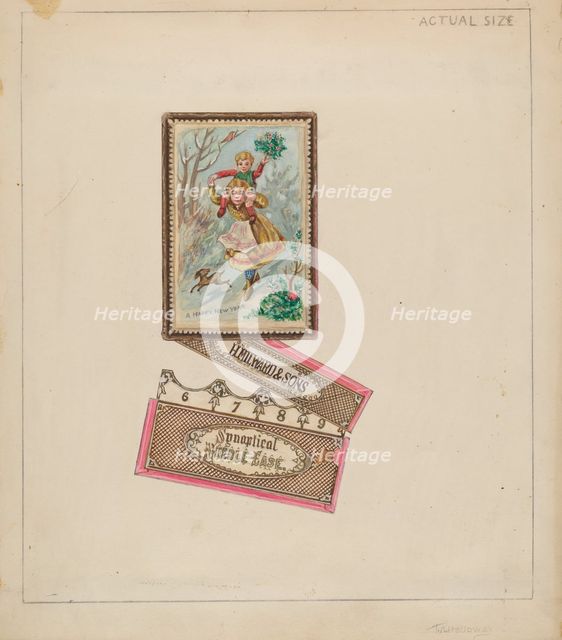 Needle Case, 1935/1942. Creator: Thomas Holloway.