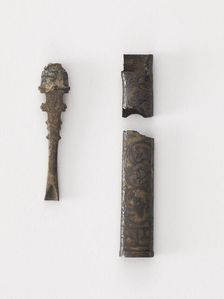 Needle case body and cap, Goryeo period, 12th-13th century. Creator: Unknown