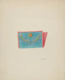 Needle Case, c. 1937. Creator: Ruth Buker