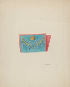 Needle Case, c. 1937. Creator: Ruth Buker