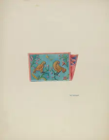 Needle Case, c. 1937. Creator: Ruth Buker