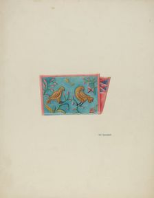 Needle Case, c. 1937. Creator: Ruth Buker