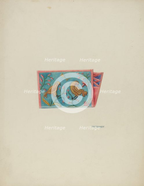 Needle Case, c. 1937. Creator: Ruth Buker.