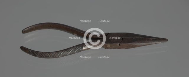 Needlenose pliers from the workshop of C. Edgar Patience, 1900-1972. Creator: Unknown.