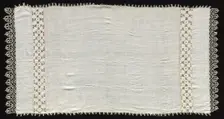 Needlepoint (Cutwork) and Bobbin Lace Cloth, 16th century. Creator: Unknown