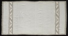 Needlepoint (Cutwork) and Bobbin Lace Cloth, 16th century. Creator: Unknown