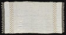 Needlepoint (Cutwork) and Bobbin Lace Cloth, 16th century. Creator: Unknown