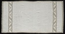 Needlepoint (Cutwork) and Bobbin Lace Cloth, 16th century. Creator: Unknown