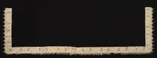Needlepoint (Cutwork) Lace Edging for Sheet, 17th-18th century. Creator: Unknown