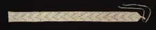 Needlepoint (Cutwork) Lace Swaddling Band, 16th century. Creator: Unknown