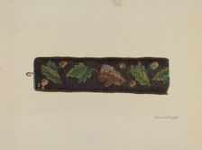 Needlepoint Bell Pull, c. 1941. Creator: Edmond Lorts
