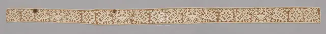 Needlepoint (Drawnwork) Lace Band, 16th-17th century. Creator: Unknown.
