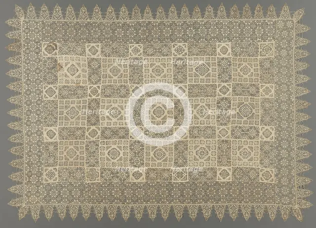 Needlepoint Lace Cloth, late 16th century. Creator: Unknown.