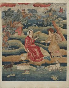 Needlepoint Panel, c. 1939. Creator: Phyllis Dorr