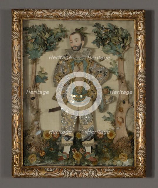 Needlepoint Picture, France, 19th century. Creator: Unknown.